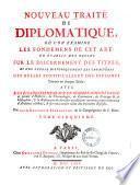 Nouveau traité de diplomatique0