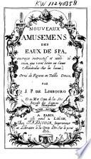 Nouveaux amusemens des eaux de Spa