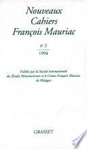 Nouveaux Cahiers Françis Mauriac