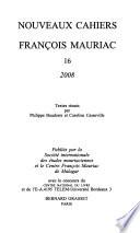 Nouveaux cahiers François Mauriac