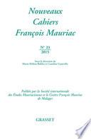 Nouveaux Cahiers Francois Mauriac