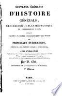 Nouveaux éléments d'histoire générale