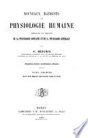 Nouveaux éléments de physiologie humaine