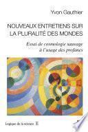Nouveaux entretiens sur la pluralité des mondes