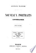 Nouveaux portraits littéraires Gustave Planche