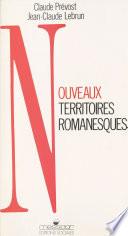 Nouveaux territoires romanesques