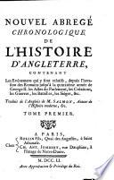 Nouvel abrégé chronol. de l'hist. d'Angleterre