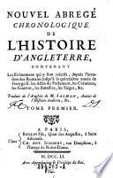 Nouvel abrege chronologique de l'Histoire d'Angleterre