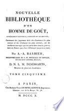Nouvelle bibliotheque d'unl lomme de goùt, 5