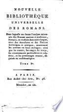 Nouvelle bibliothèque universelle des romans