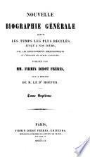 Nouvelle biographie générale depuis les temps les plus reculés jusqu'à nos jours: Bou-Bzo