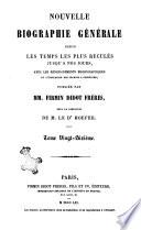 Nouvelle biographie générale