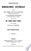Nouvelle biographie générale