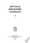 Nouvelle biographie nationale