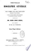 Nouvelle biographie universelle depuis les temps les plus reculés jusqu'à nos jours...