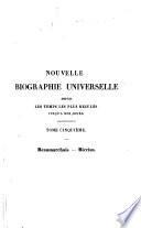 Nouvelle biographie universelle