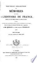 Nouvelle collection des mémoires pour servir à l'histoire de France