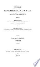 Nouvelle correspondance mathématique