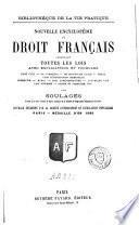 Nouvelle encyclopédie du droit français