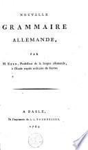 Nouvelle grammaire allemande