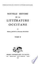 Nouvelle histoire de la littérature occitane