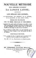 Nouvelle méthode pour apprendre facilement la langue latine
