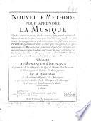 Nouvelle méthode pour apprendre la musique, etc