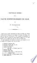Nouvelle notice sur la faune icthyologique de Siam