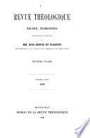 Nouvelle revue de théologie et des questions religieuses