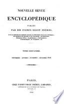 Nouvelle revue encyclopédique