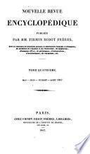 Nouvelle Revue encyclopedique publ. par Firmin Didot freres