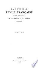 Nouvelle revue française