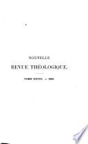 Nouvelle revue théologique