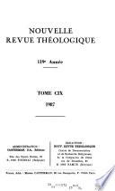 Nouvelle revue théologique