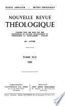 Nouvelle revue théologique