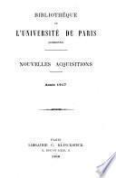 Nouvelles acquisitions ...