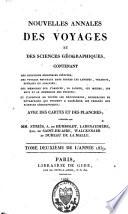 Nouvelles Annales des Voyages et des Sciences Géographiques