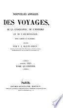 Nouvelles annales des voyages