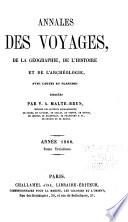 Nouvelles annales des voyages