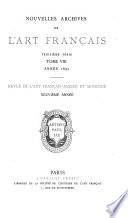 Nouvelles archives de l'art français