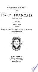 Nouvelles archives de l'art français