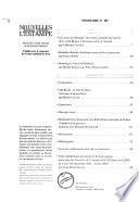 Nouvelles de l'estampe