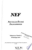Nouvelles études francophones
