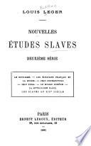 Nouvelles études slaves