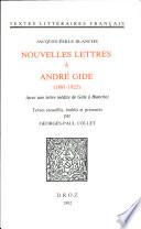 Nouvelles lettres à André Gide, 1891-1925