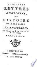Nouvelles lettres angloises ou Histoire du chevalier Grandisson