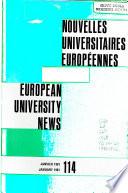 Nouvelles universitaires européennes