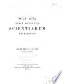 Nova Acta Regiae Societatis Scientiarum Upsaliensis