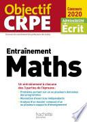 Objectif CRPE Entrainement en maths 2021