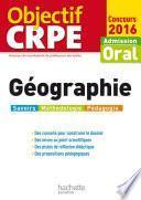 Objectif CRPE Géographie - 2016